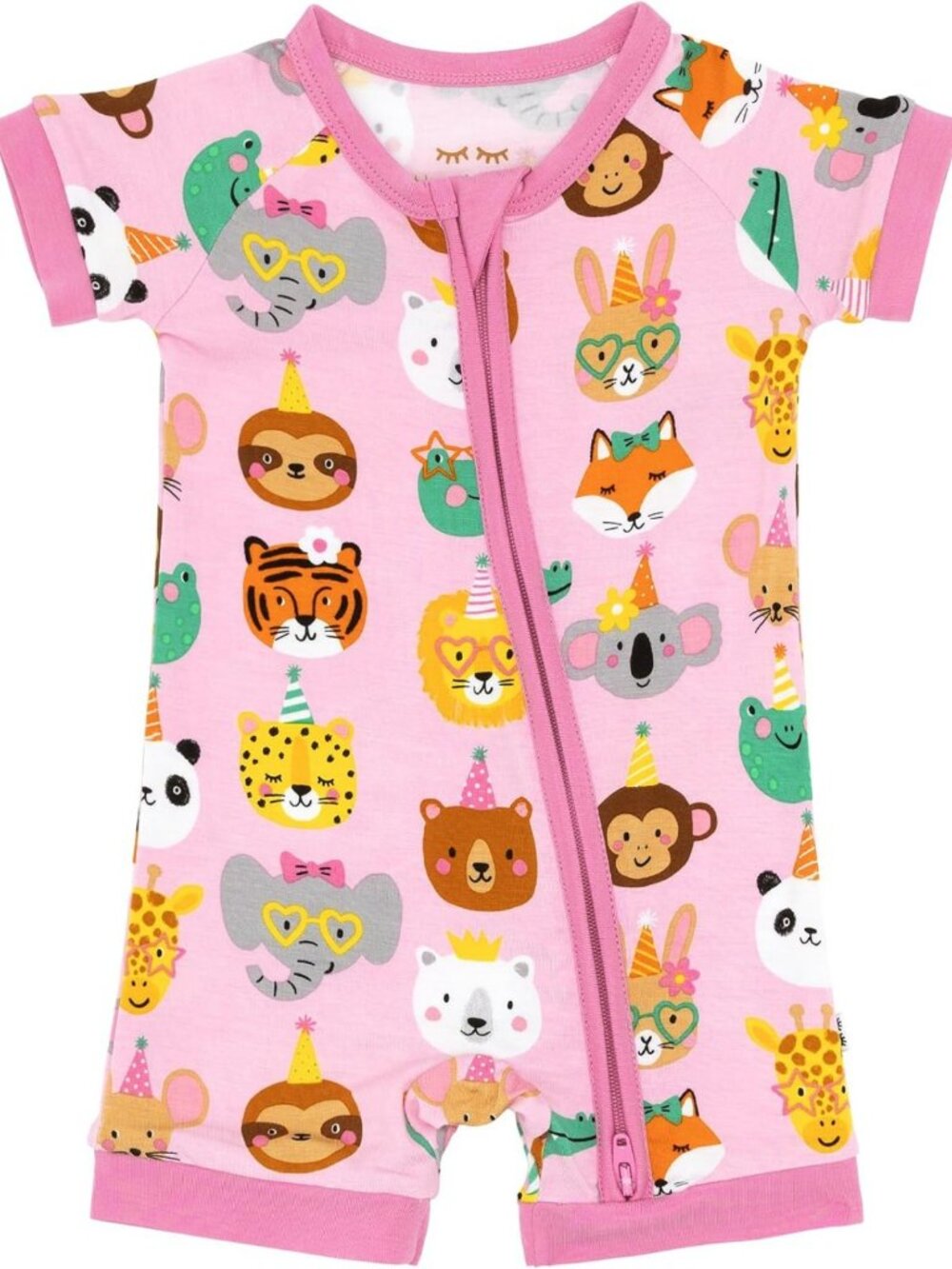 Cozy Bamboo Short Sleeve Romper PJs | Soft Shorty Pajamas for Kids & Adults